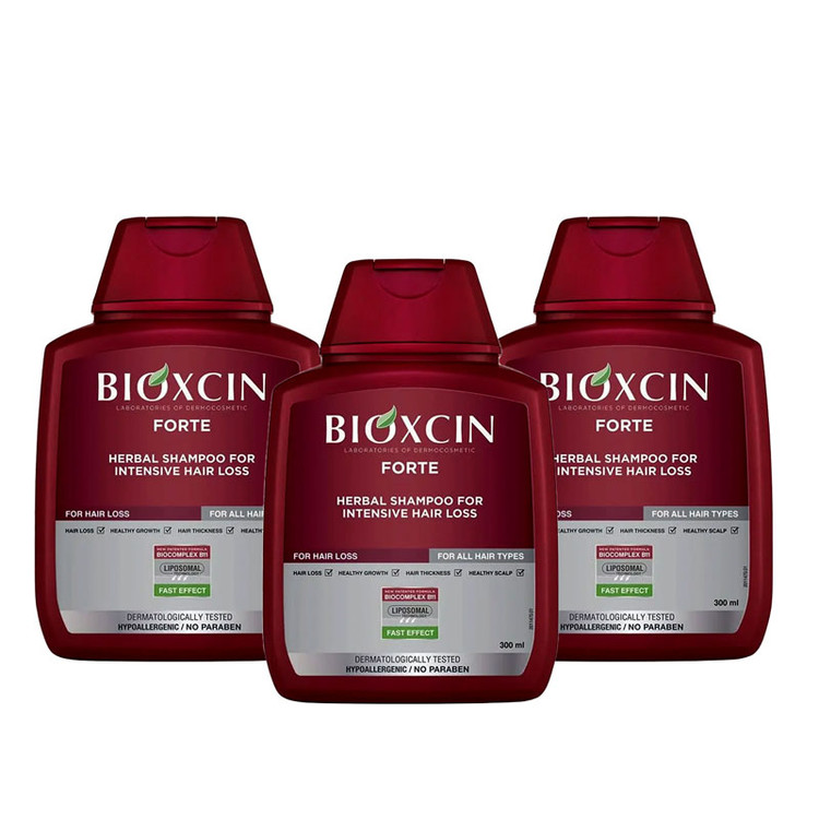 شامپو ضد ریزش بیوکسین Bioxcin مدل فورت Forte